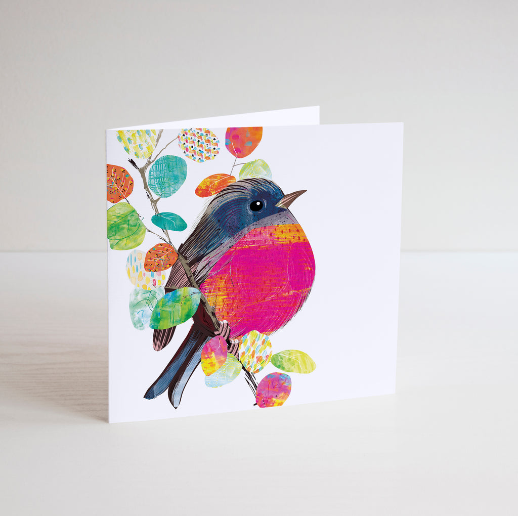 Pink Robin Mini Card