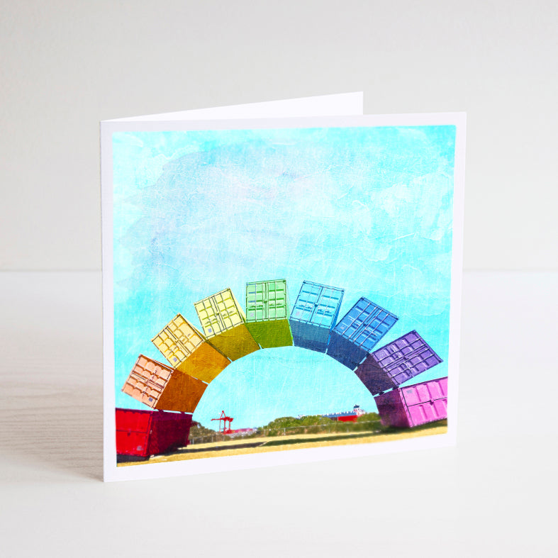 Fremantle Rainbow Containers Mini Card