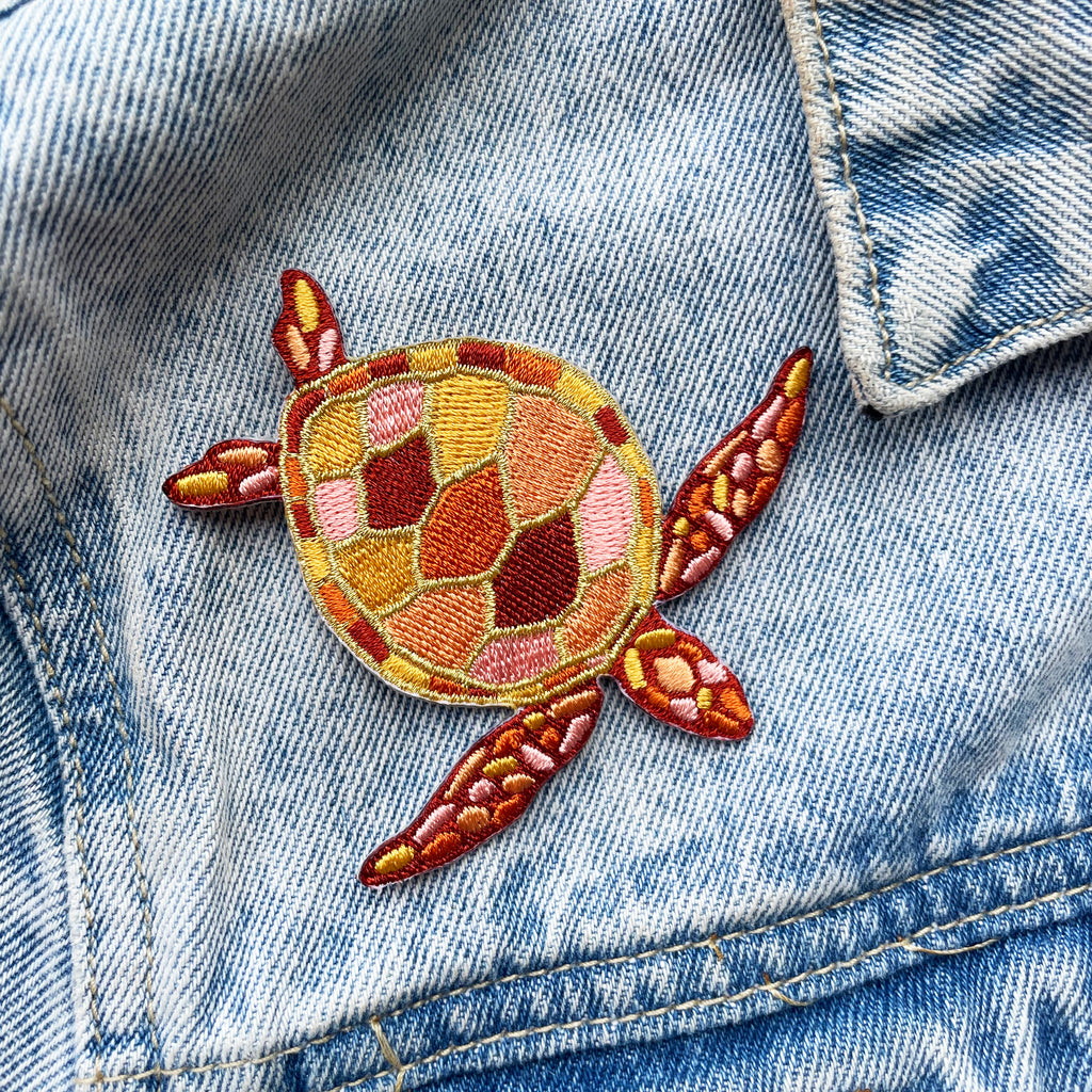 Iron On Patch - Sea Turtle