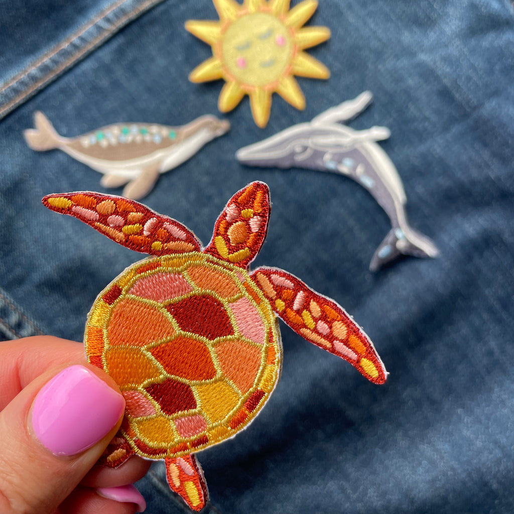 Iron On Patch - Sea Turtle